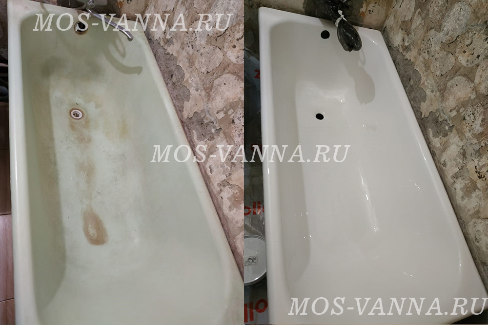 Реставрация ванны в Коломне